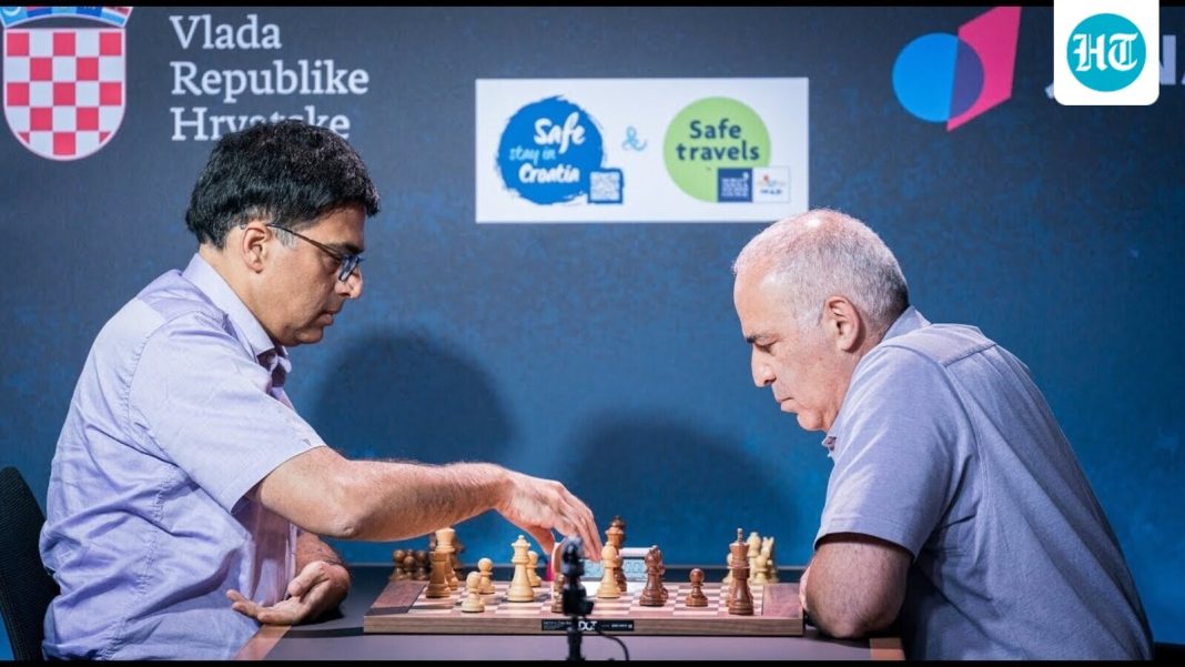 VIswanathan Anand and Garry Kasparov will go head-to-head in St. Louis.