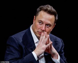 Elon Musk (pictured) said in January: 'Climate change risk is real, just much slower than alarmists claim.'