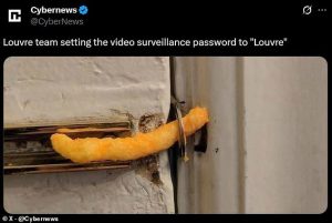 The Louvre has become the laughing stock of the cybersecurity world as it emerges that passwords were set to the name of the museum and the name of the software provider