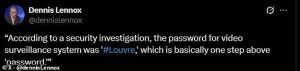 On social media, one commenter pointed out that this was 'one step above' using 'password' to keep your accounts secure