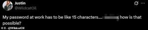 One commenter chimed in that their password at work had to be at least 15 characters long, likely making their emails more secure than the Louvre's video surveillance system