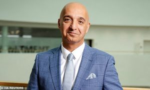 Ozempic and Wegovy maker Novo Nordisk's new boss Mike Doustdar (pictured) is battling to turn around its fortunes amid competition from Eli Lilly, which makes Mounjaro