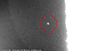 Japanese astronomer Daichi Fujii captured the first mysterious flash on the moon on October 30 near the giant Gassendi Crater