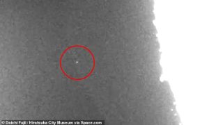 Just two days later, Fujii recorded a second flash, with both believed to be high-velocity impacts by space rocks in the Taurid meteor shower