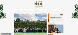 This year's COP website features high-res images and several embedded videos, which can add to its carbon footprint