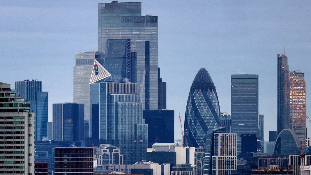 Rally: On a bumper day for investors, London’s blue-chip index hit 9800 for the first time, allaying fears that a stock market bubble may be about to burst