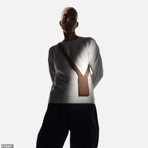 The iPhone Pocket comes in two sizes, one with a small strap for the wearer's hand and a longer one to throw over the shoulder