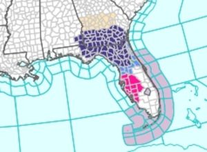 Residents across portions of southeast Alabama, the Florida Panhandle and Big Bend, north and northeast Florida, and south-central, southwest and southeast Georgia will see temperatures as low as 28 to 30°F overnight