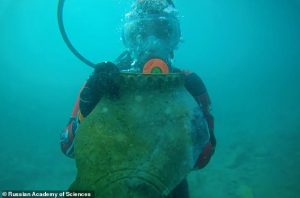 Scientists have reportedly uncovered a 'medieval necropolis' with fired-brick structures and ceramic vessels at the northwest of the lake