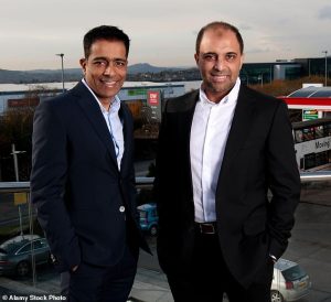 Out of their depth: Asda's struggling owners Mohsin, left, and Zuber Issa