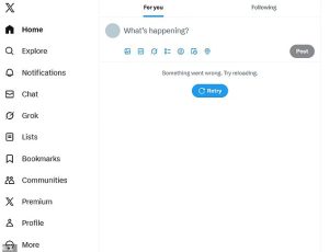 Of those affected, more than half (58 per cent) reported experiencing issues with the X app while a further 23 per cent reported issues with the website