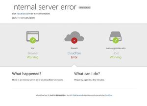 Many users have reported error messages when clicking links on the web, with alerts showing an 'Internal server error' and blaming the issue on a local Cloudflare data center
