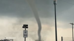 Almost 20 tornadoes rampaged across several Mississippi towns earlier in 2025 (Pictured). Friday's forecast reveals a marginal risk of twisters forming (Stock Image)
