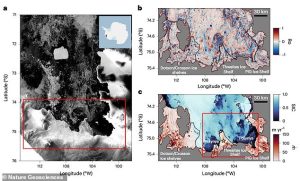 The West Antarctic Ice Sheet is home to Pine Island and Thwaites glaciers, which are responsible for more than one-third of the total ice loss in Antarctica. Over recent decades, these glaciers have undergone widespread thinning and rapid retreat, the team say