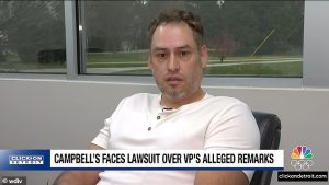 Robert Garza, from Michigan, filed a lawsuit against Campbell's on Thursday. The suit claims Garza went to his supervisor to raise concerns about the remarks, but was filed a few weeks later