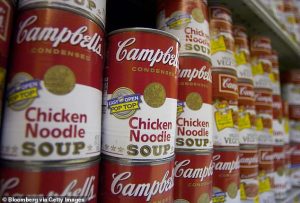 Campbell's is being sued by a former employee for 'disgusting' remarks he said were made by a vice president at the company