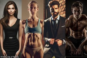 What do the perfect man and woman look like? According to AI , the answer is young, white, and very attractive