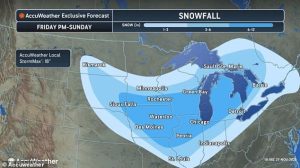 Winter Storm Watches are now in effect across Illinois , Wisconsin , Iowa , Missouri , Indiana , Michigan , Nebraska , South Dakota and Minnesota , impacting around 50 million Americans
