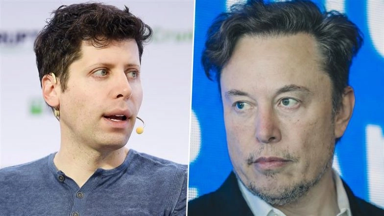 Elon Musk, Sam Altman (Photo Credits: Wikimedia Commons)