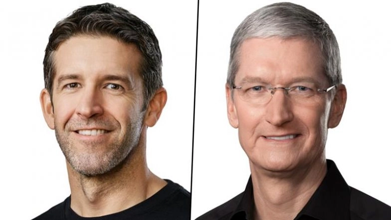 Johrn Ternus, Tim Cook (Photo Credits: Apple)