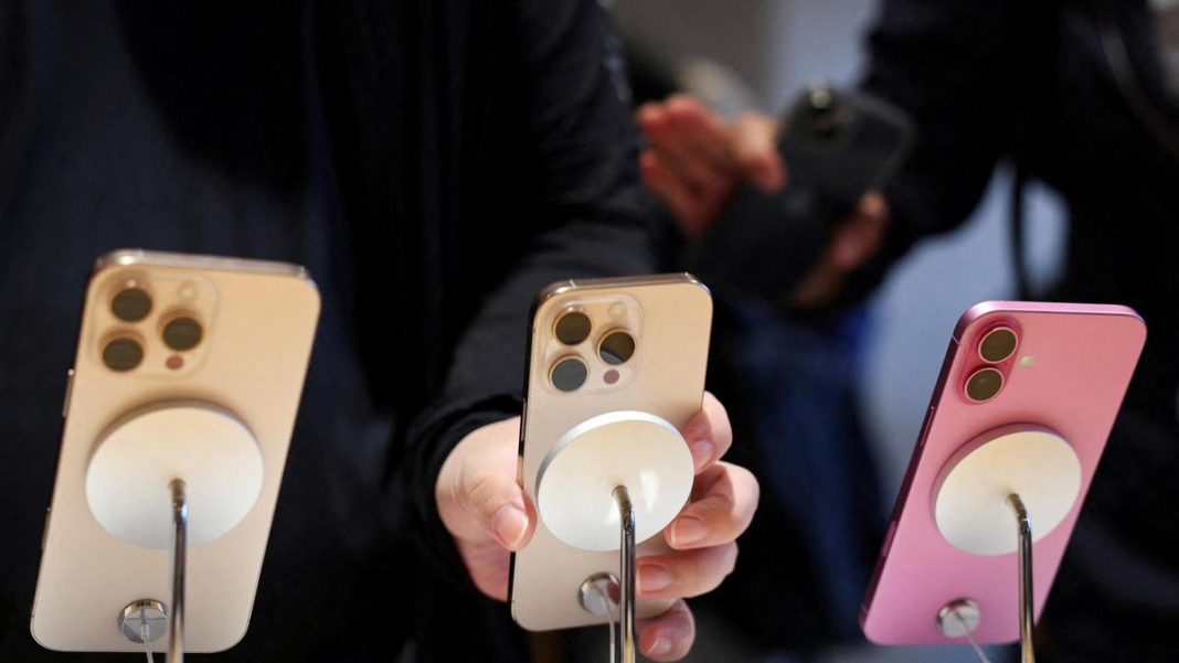 Apple shipped record 5 million units during Q3 2025 in India, iPhone 16 was the most-shipped smartphone | Photo Credit: REUTERS