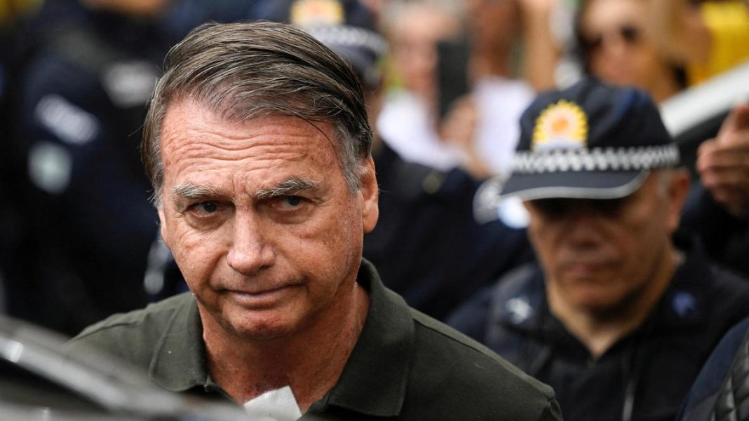 Former Brazilian President Jair Bolsonaro has been under house arrest for three months for violating precautionary measures. File | Photo Credit: Reuters