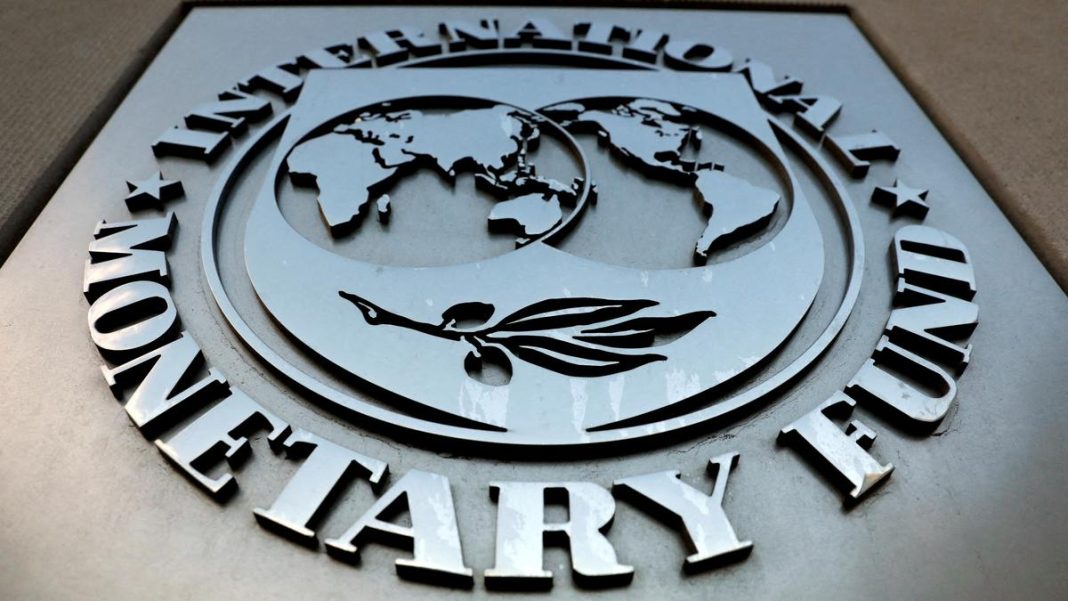 The International Monetary Fund logo is seen outside the headquarters building in Washington. Image used for representation purpose only. | Photo Credit: Reuters