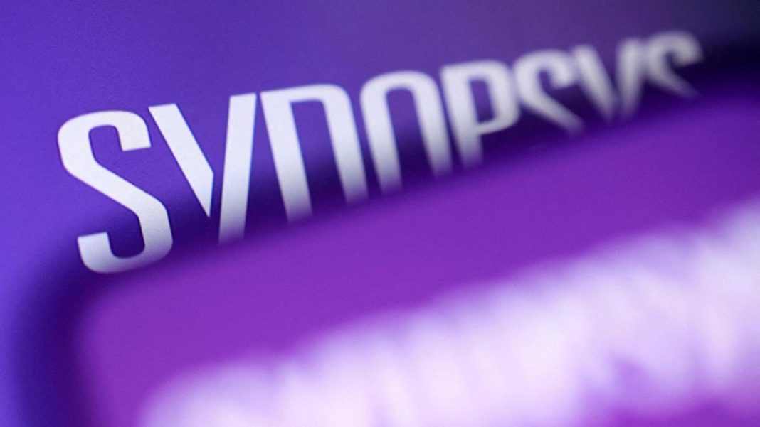 FILE PHOTO: Synopsys logo is seen in this illustration taken September 9, 2025. REUTERS/Dado Ruvic/Illustration/File Photo | Photo Credit: Dado Ruvic