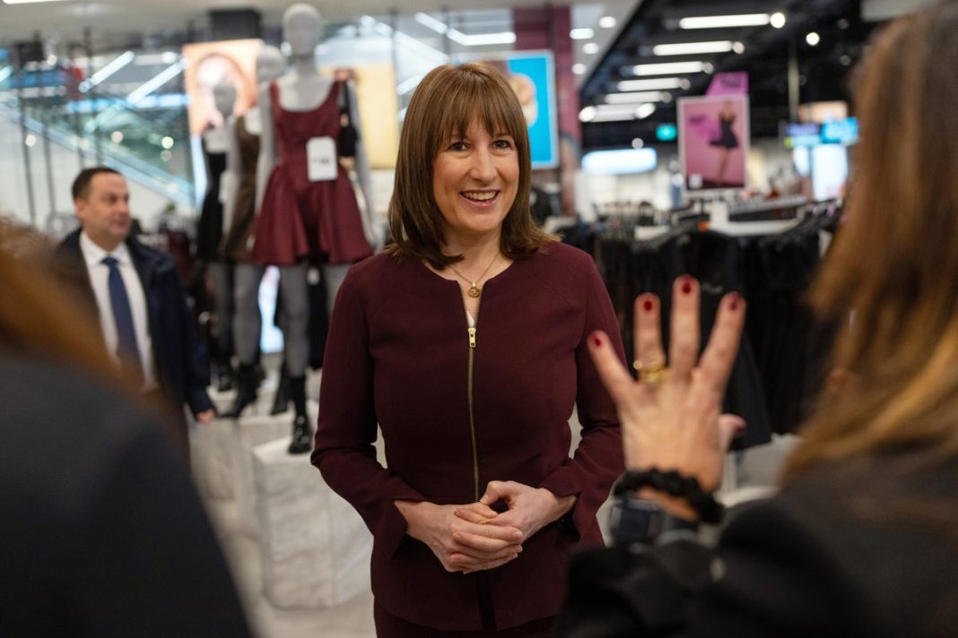 Chancellor of the Exchequer Rachel Reeves during a visit to Primark, Tottenham Court Road, central London, to announce the Government is increasing the National Living and Minimum Wage (Carl Court/PA) (PA Wire)