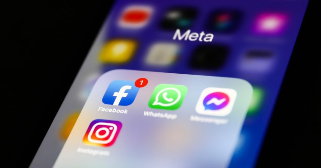 Meta's social networking apps: Facebook, WhatsApp, Messenger and Instagram.