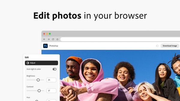 Adobe Photoshop has launched a Chrome extension