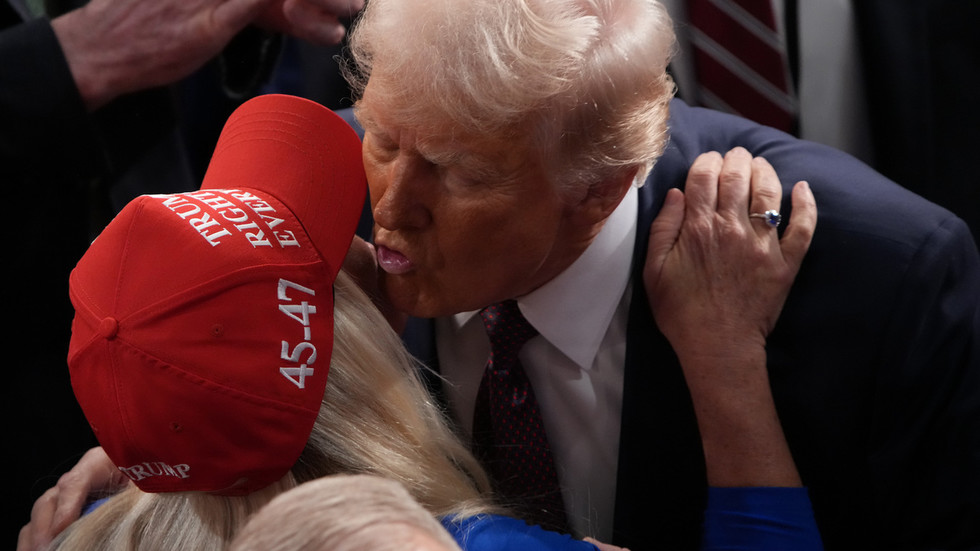 FILE PHOTO: President Donald Trump with Congresswoman Marjorie Taylor Greene at the US Capitol, Washington, DC. March 04, 2025. ©  Getty Images / Andrew Harnik