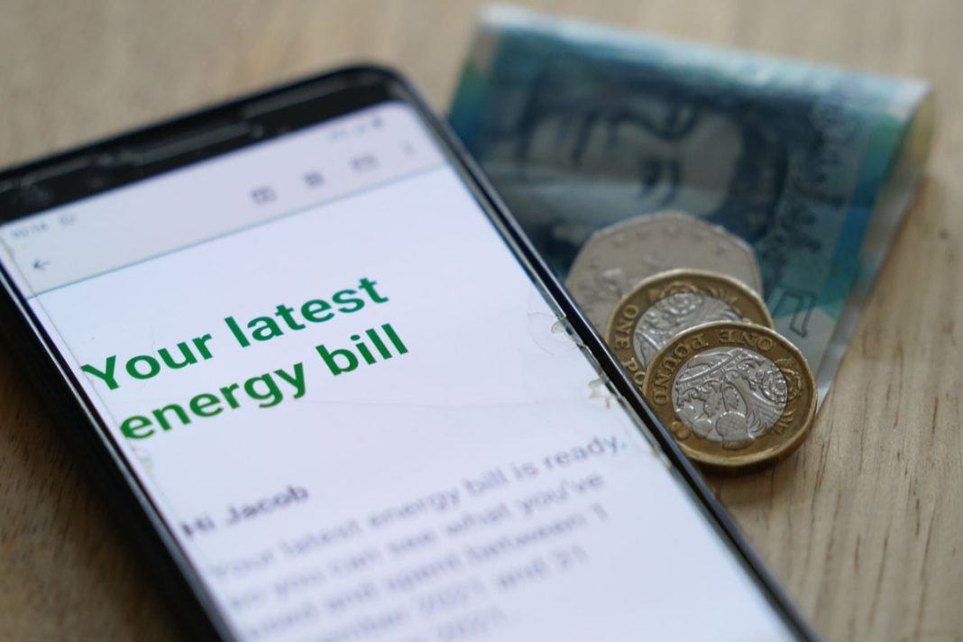 Experts at Cornwall Insight have said they expect Ofgem’s price cap to drop by 1% because of lower wholesale energy prices (Jacob King/PA) (PA Wire)