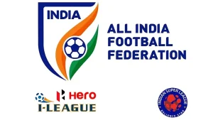 File photo of the AIFF and Indian Super League logos. - File