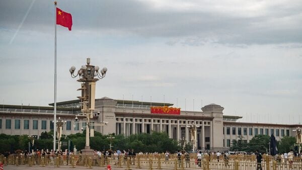 A new report from William & Mary’s AidData lab reveals that China has issued $2.2 trillion in aid and credit across 200 countries between 2000 and 2023. (In pic: A Chinese flag at Tiananmen Square in Beijing, China. Source: Bloomberg)