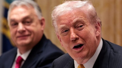 US President Donald Trump said US has almost no inflation because tariffs has made the country “richest and most respected”. (IMAGE: REUTERS)