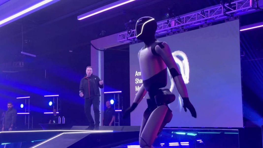 Optimus will most likely sell for between $20,000 to $30,000, positioning it as a potentially world-changing product priced like a generic family car. (Image: Via @iam_smx on X)