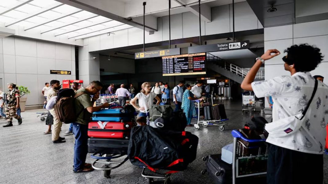 Passengers wait at Terminal 2 of Indira Gandhi International Airport in New Delhi. (File photo: Reuters)
