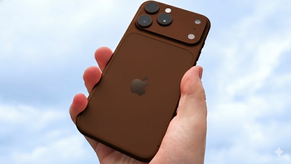 AI-generated image of the alleged iPhone 18 Pro colour in coffee colour.