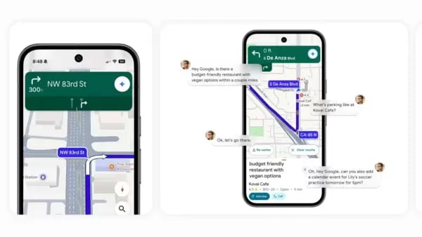 Google Maps will allow users to have a conversational experience with Gemini