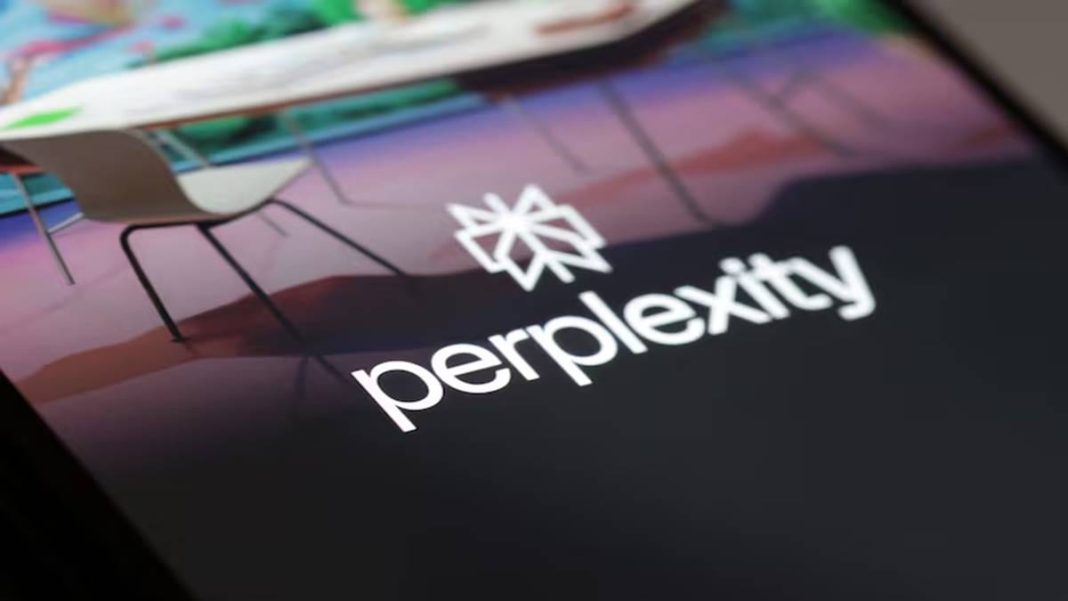 Perplexity AI logo is seen in this illustration. (Photo source: Reuters)