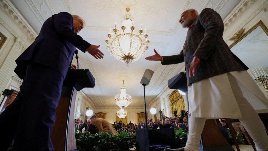 Trump said his recent conversations with PM Modi had been “going great”. (Reuters)