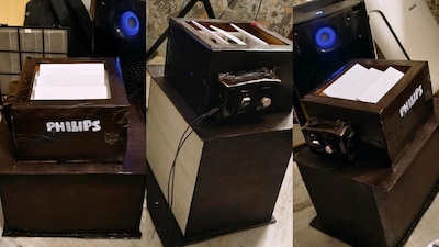 The man said that his DIY purifier cut AQI from 400 to 50 in just 15 minutes. (Reddit image)