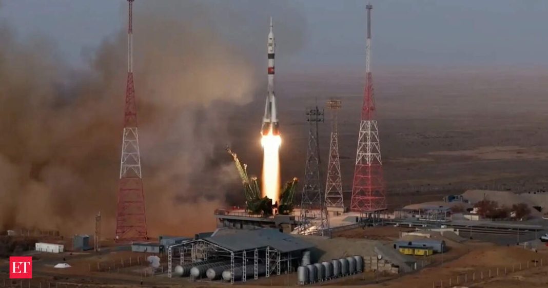 All three are expected to spend about eight months at the orbiting outpost.