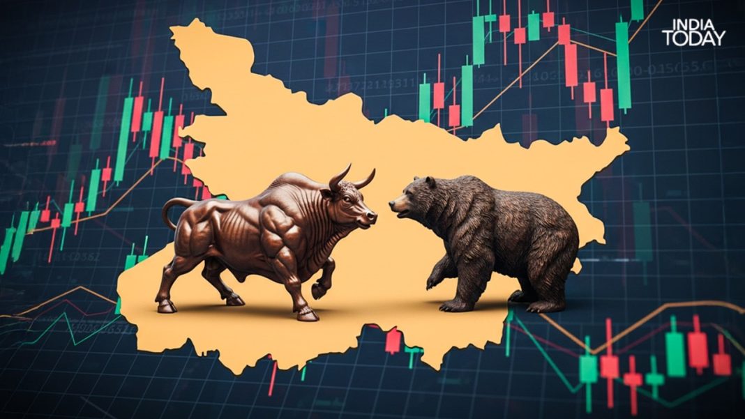 Nifty futures suggest a cautious market opening below previous close.