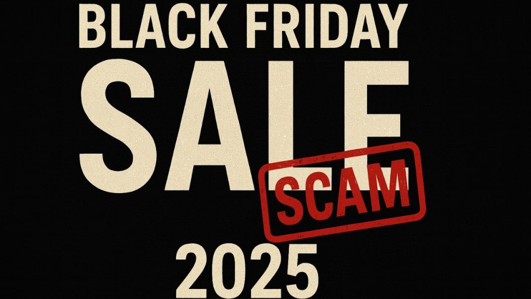 Black Friday Sale 2025 scam (AI generated image)