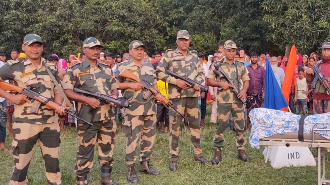 Image of BSF jawans in West Bengal used for representation | X