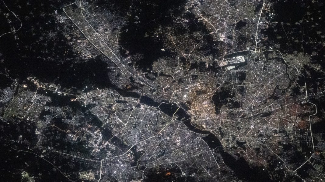 New Delhi as seen from Space Station. (Photo: Nasa)