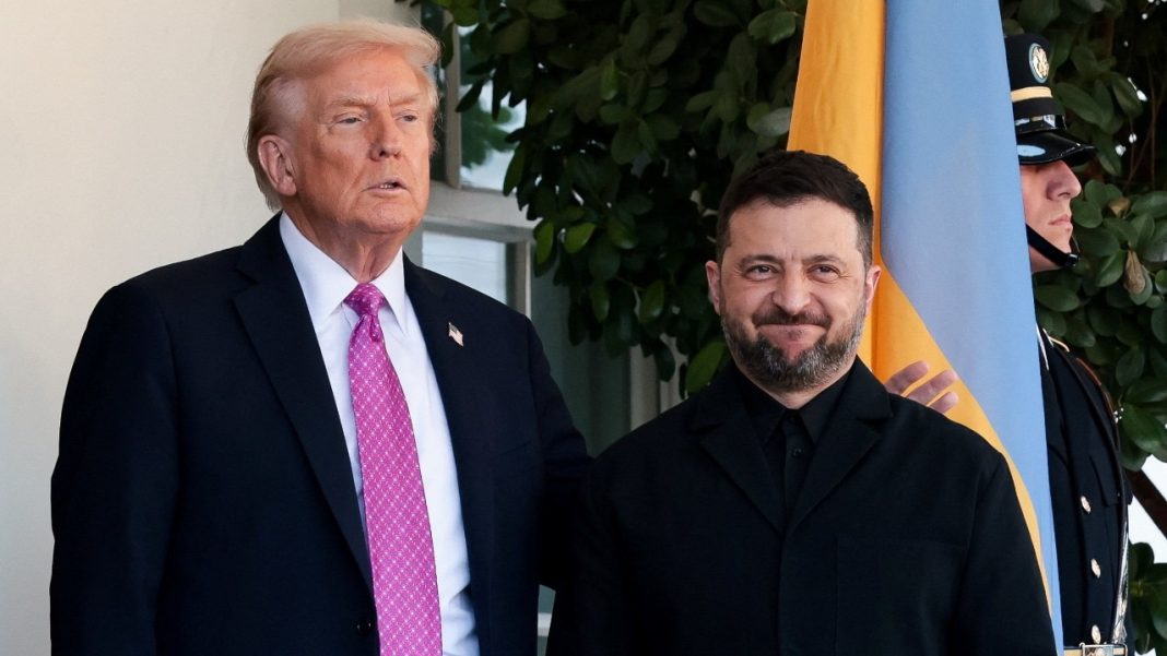 US President Donald Trump and Ukraine's President Volodymyr Zelenskyy at the White House. (File Photo: Reuters)