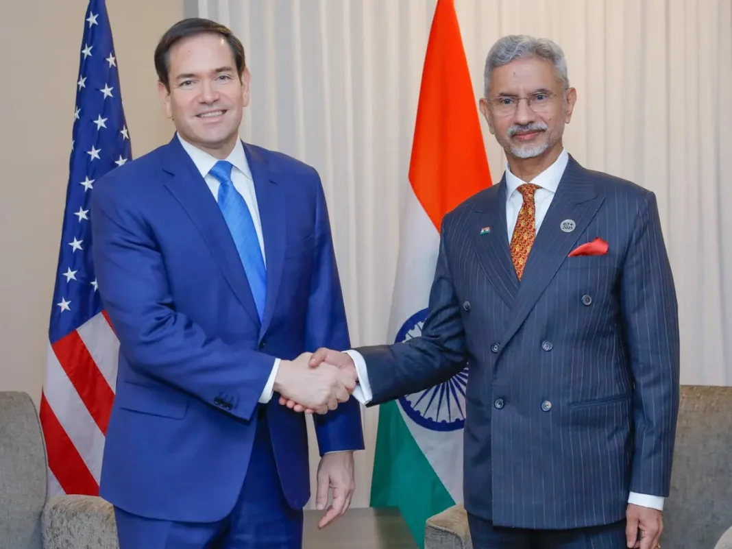 External Affairs Minister S Jaishankar with US Secretary of State Marco Rubio